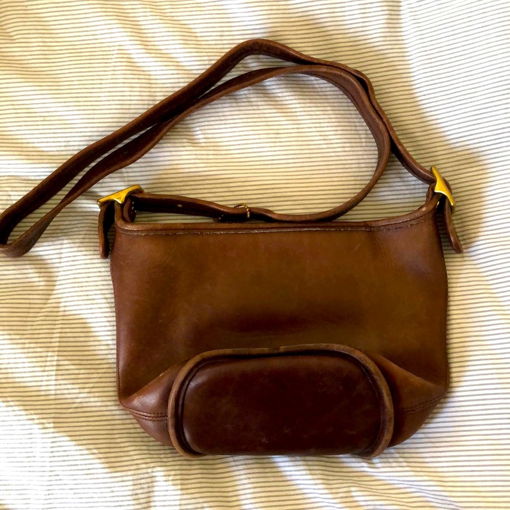 Vintage Coach Mini Duffle Sack Made in USA